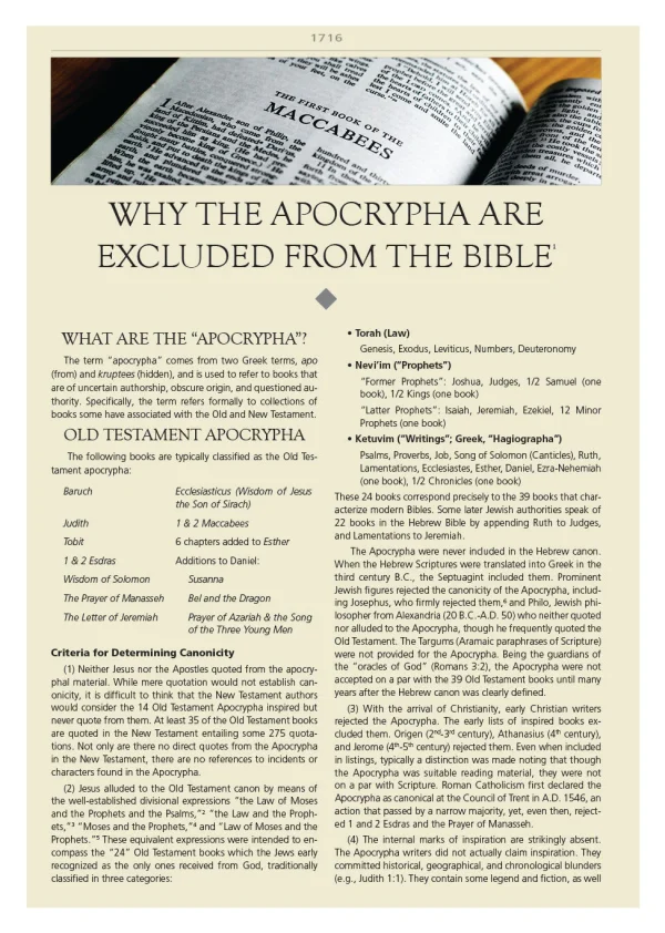 Defending the Faith Study Bible